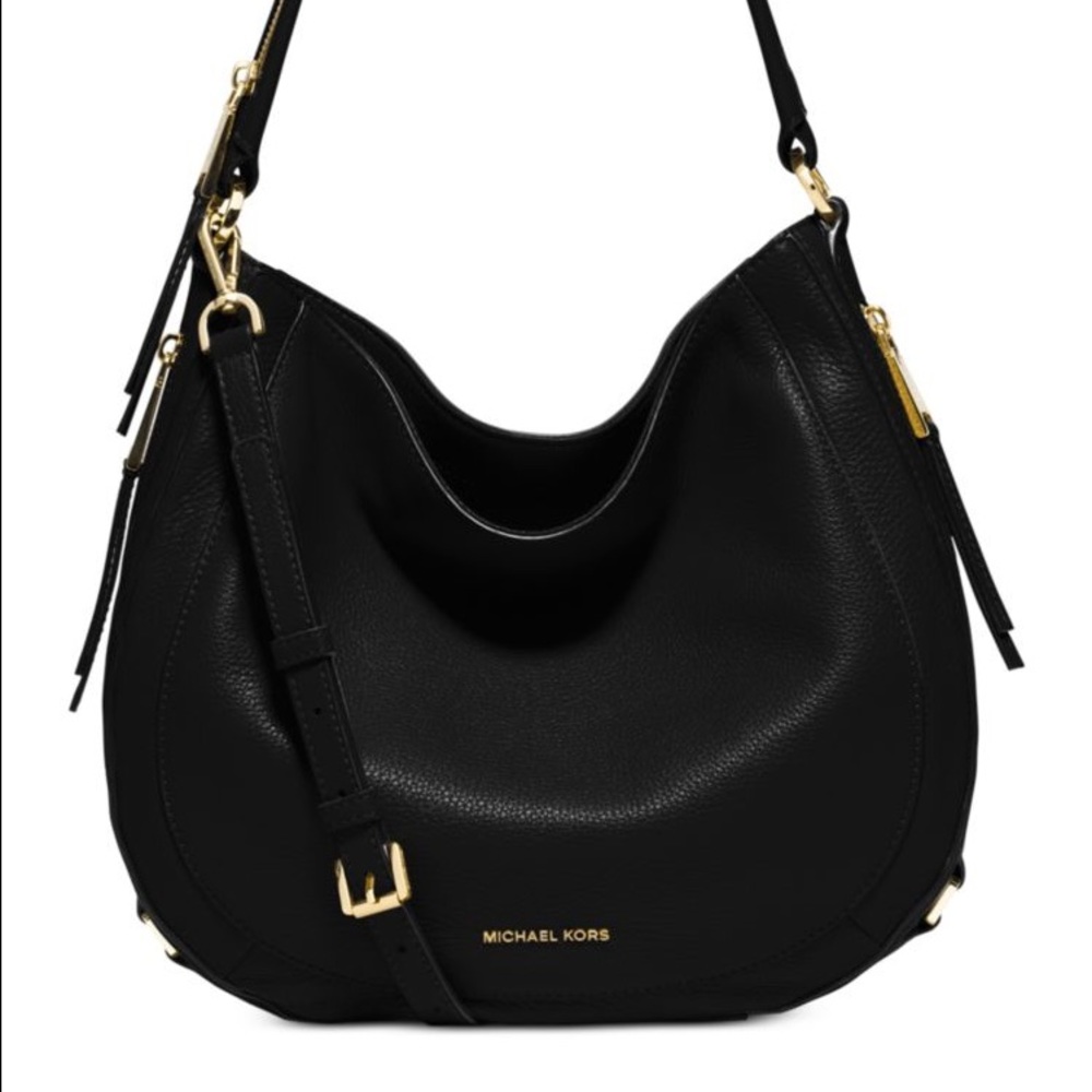 Michael Kors Medium Julia Black leather bag NWT